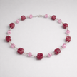 Burgundy & Light Pink Huge Opalite