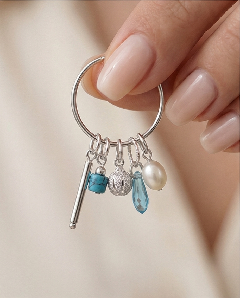 Olivia סט של 5 צ'ארמים