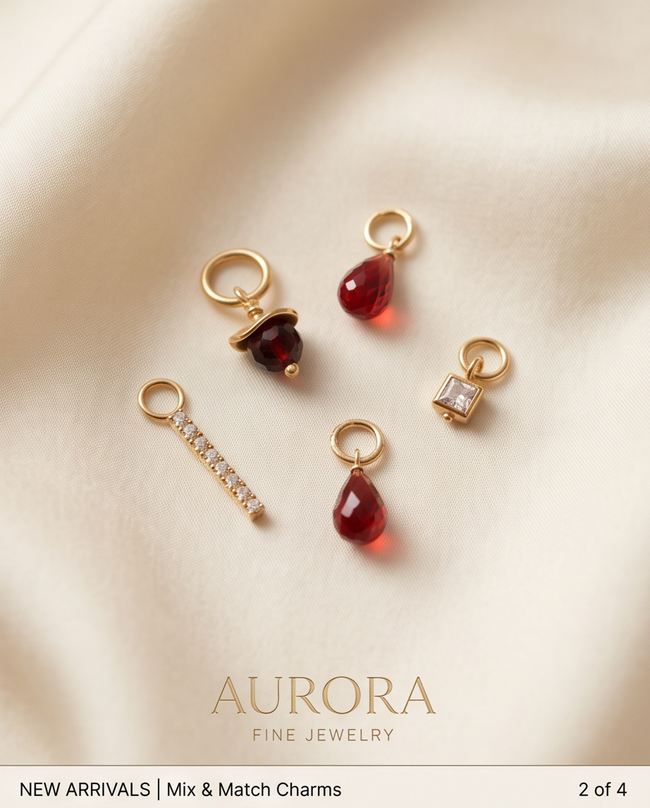Aurora סט 5 צ'ארמים