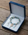 Pink Cat's Eye Opalite Necklace