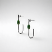 Earrings designed with turquoise stone