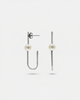Earrings designed with pearl
