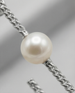 Earrings designed with pearl