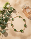 Green opalite necklace