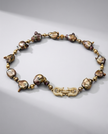 Chocolate-toned Brooke pearl necklace