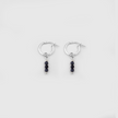 Monica Earrings with Set of 3 Charms