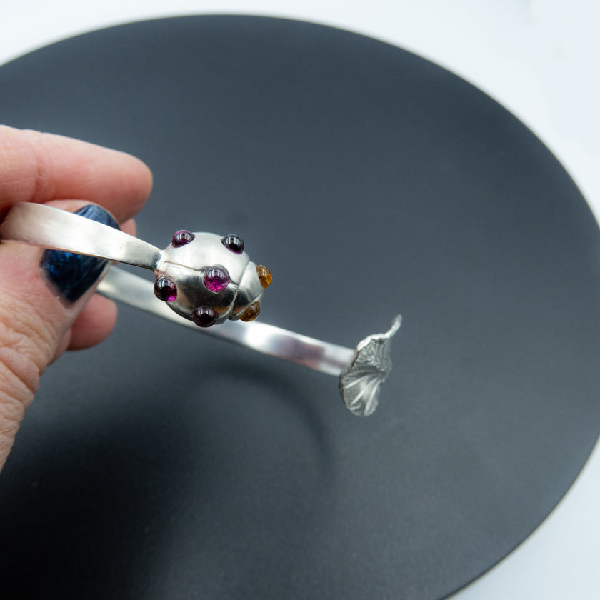 Silver 925  Ladybug Bracelet